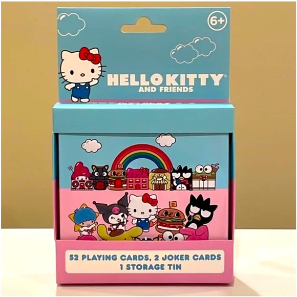 Sanrio Other - Hello Kitty & Friends Playing Cards & Storage Gift Tin NWT